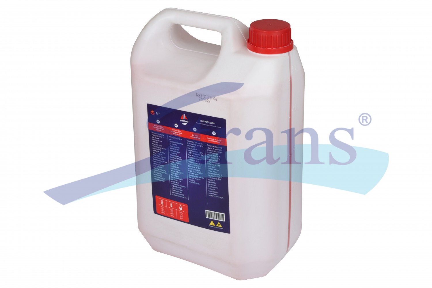Концентрат Антифризу Norway G12 -80°C 5Л. (Червоний) Norwayg125L